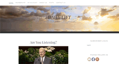 Desktop Screenshot of dailylift.net