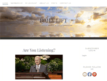 Tablet Screenshot of dailylift.net